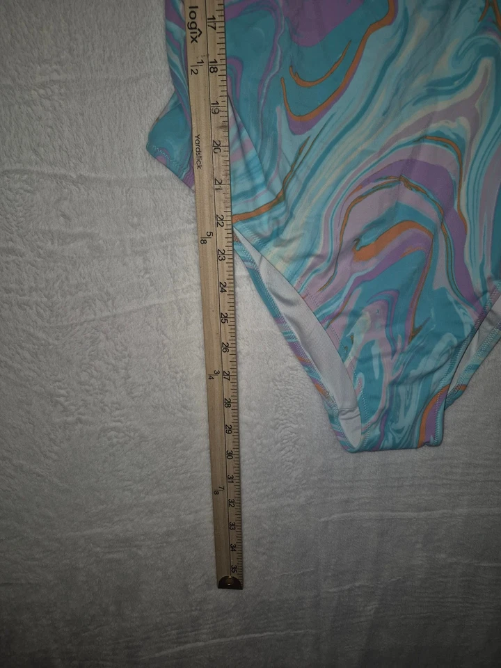 Nuevo con etiquetas Traje de baño Victoria’s Secret ROSA Mármol Remolino Una Pieza XXL Beach Resort Foto 4 de 4