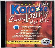 Karaoke Party Country Hot Hits Vol. 2 CD G 2003 Madacy 16 Tracks Mint Condition