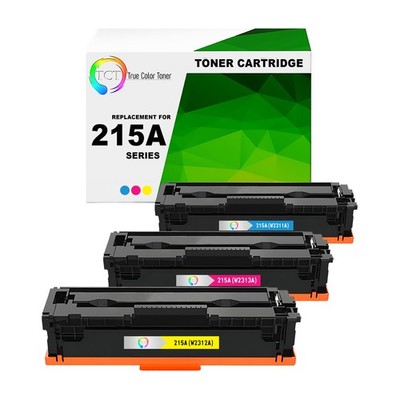 3Pk TCT Premium 215A CYM for Compatible HP LaserJet M155 Toner Cartridge- Not