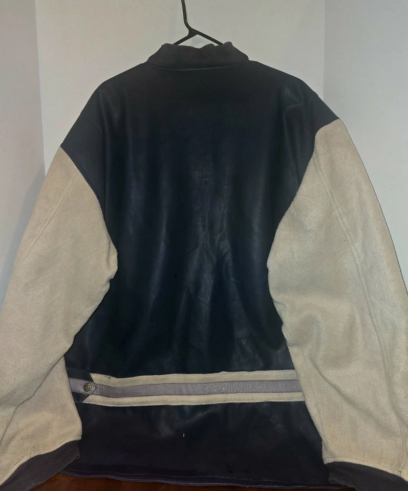 Abrigo Chaqueta De Colección Polo Sur Ropa Deportiva Cuero Cremallera Para Hombre 2XL Y2K Foto 4 de 4