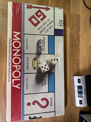 Vintage 1975 MONOPOLY Board Game No. 9 - NEW Factory Sealed RAR Read Full Descri