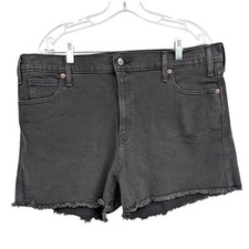 Levi Strauss Co. High Rise NWT Women's Signature shorts Black PLUS sz 20W