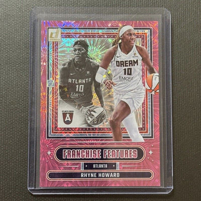 2025 Donruss WNBA Franchise Features Rhyne Howard Atlanta Dream #4 Pink /25