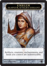 1x Emblem - Elspeth, Knight-Errant NM-Mint, English Modern Masters MTG Magic