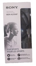 Sony Stereo In-Ear Headphones For Sports Black MDR-AS210 Water Resistant 3.5mm