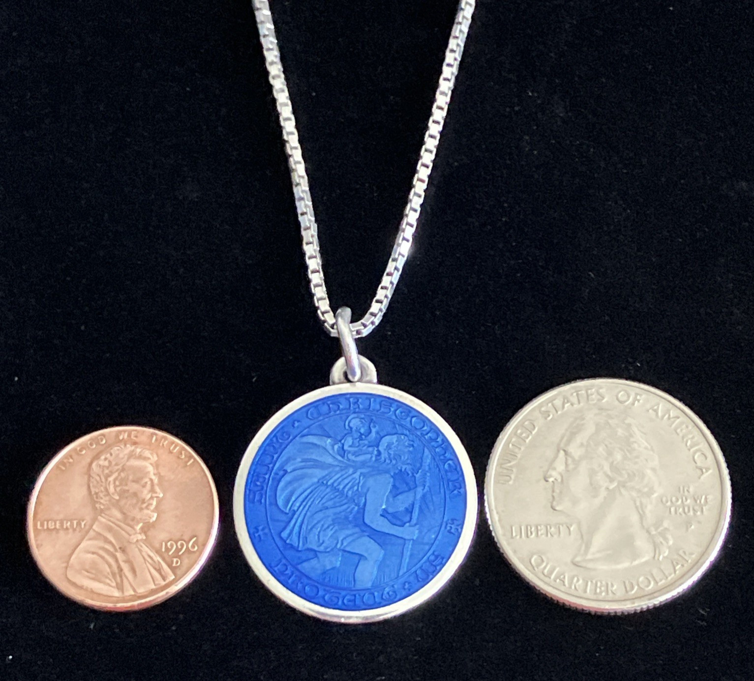 CHARLES THOMAEST. CHRISTOPHER PENDANT /MEDAL/CHAR… - Gem