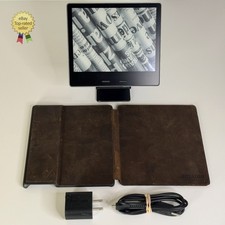 Amazon Kindle Oasis 9th Gen 32GB Graphite CW24Wi WiFi NO ADS -BUNDLE NEAR MINT