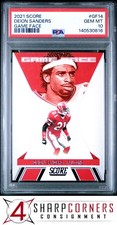2021 PANINI SCORE GAME FACE #GF14 DEION SANDERS HOF PSA 10