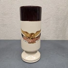 Vintage The Spirit Of '76 Pottery McCoy Floraline 412 Pedestal Vase 9" Patriotic