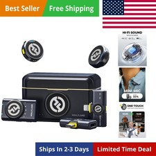 Lark M2 Wireless Microphone for iPhone/Camera/Android/PC, 48kHz/24-bit High F...