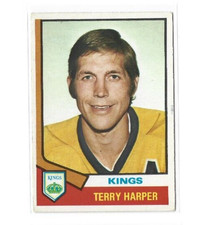 1974-75 O-Pee-Chee #55 Terry Harper VGEX