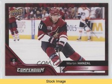 2016-17 Upper Deck Compendium Red Martin Hanzal #312 READ l1s