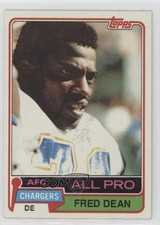 1981 Topps Fred Dean #520 HOF 1w8