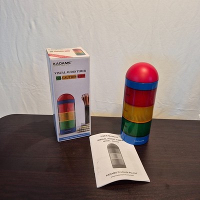KADAMS Visual Timer for Kids with Audio Pre-Alarm Traffic Light Z4 New Open Box