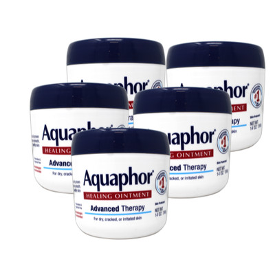 5 Pack of AQUAPHOR HEALING OINTMENT 14OZ