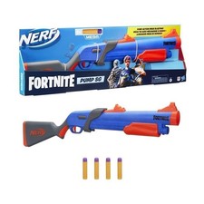 Nerf Fortnite Pump SG Blaster - Pump Action Mega Dart Blasting - Breech Load...