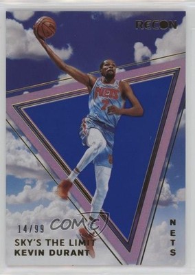 2020-21 Panini Recon Sky's the Limit Blue 14/99 Kevin Durant #4 6l7