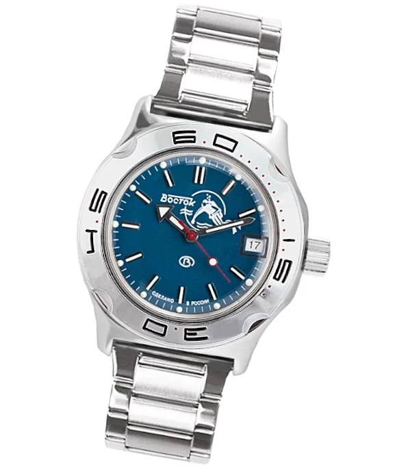 Reloj Vostok Amphibia 100059 Modelo Exclusivo Vendedor de EE. UU. Foto 3 de 4