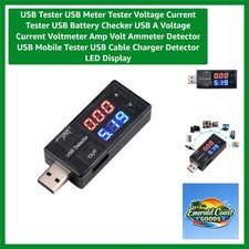 Advanced USB Voltage  Current Tester - Battery Powered, High Precision Display
