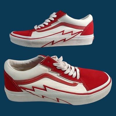ばんさん　90-12k Men 10.5 / W 12 VANS Old Skool Bolt Red VN0009Q56RT Rare Classic