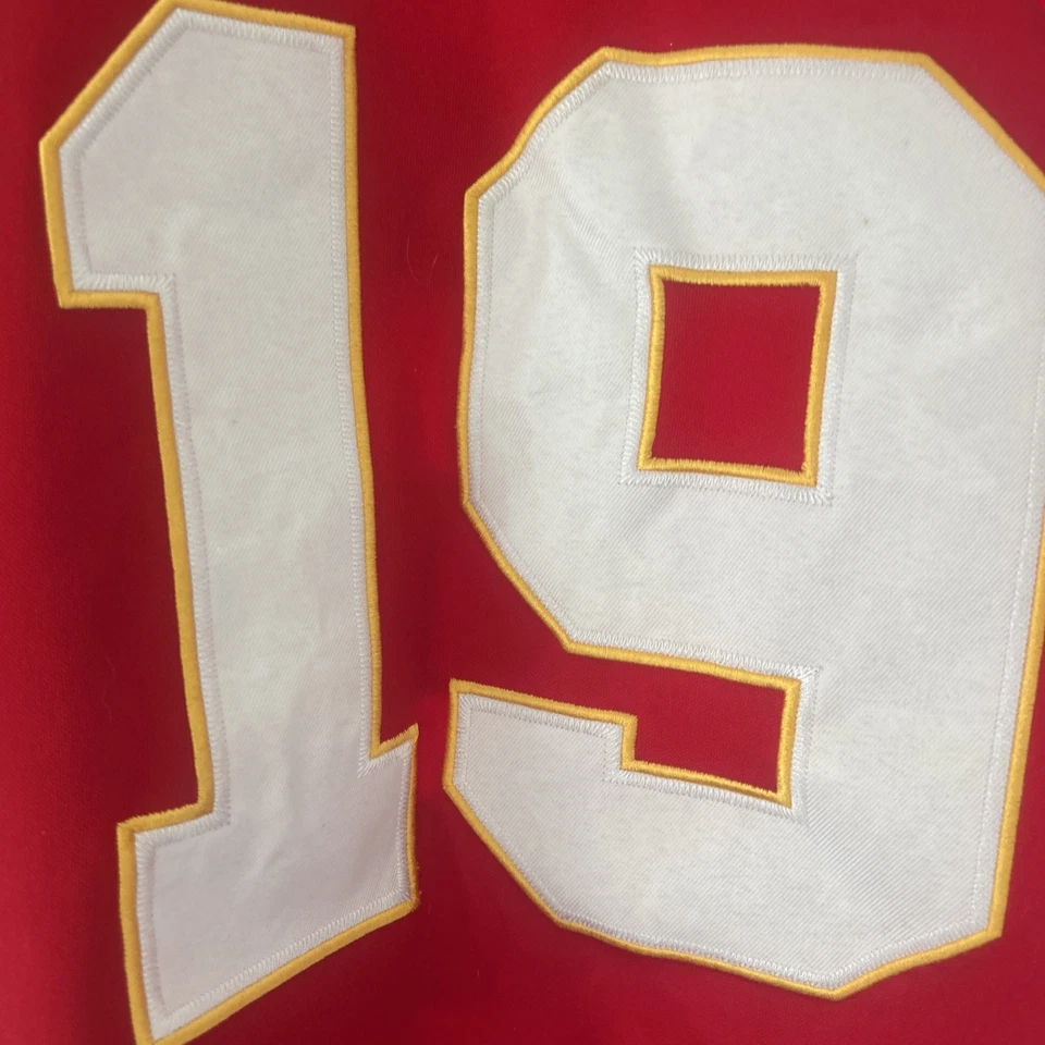Camiseta deportiva Mitchell & Ness #19 Joe Montana Throwback 1994 KC Chiefs L/XL leer Foto 2 de 4
