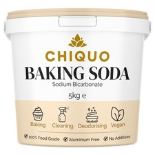 Chiquo Baking Soda 5kg Tub - 100% Food Grade Sodium Bicarbonate - ECO Friendly