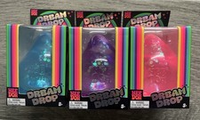 Schylling NeeDoh Dream Drop Lot of 3 Squishy Fidget Toys Blue Purple Pink