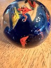 MURANO Style Ocean in Glass Art Paperweight Aquarium Sting Ray Fish Excellent — photo 3