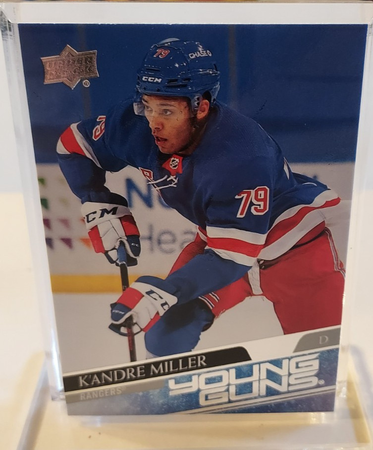 K'Andre Miller 2020-21 Upper Deck Young Guns Rookie #469 Rangers/Hurricanes
