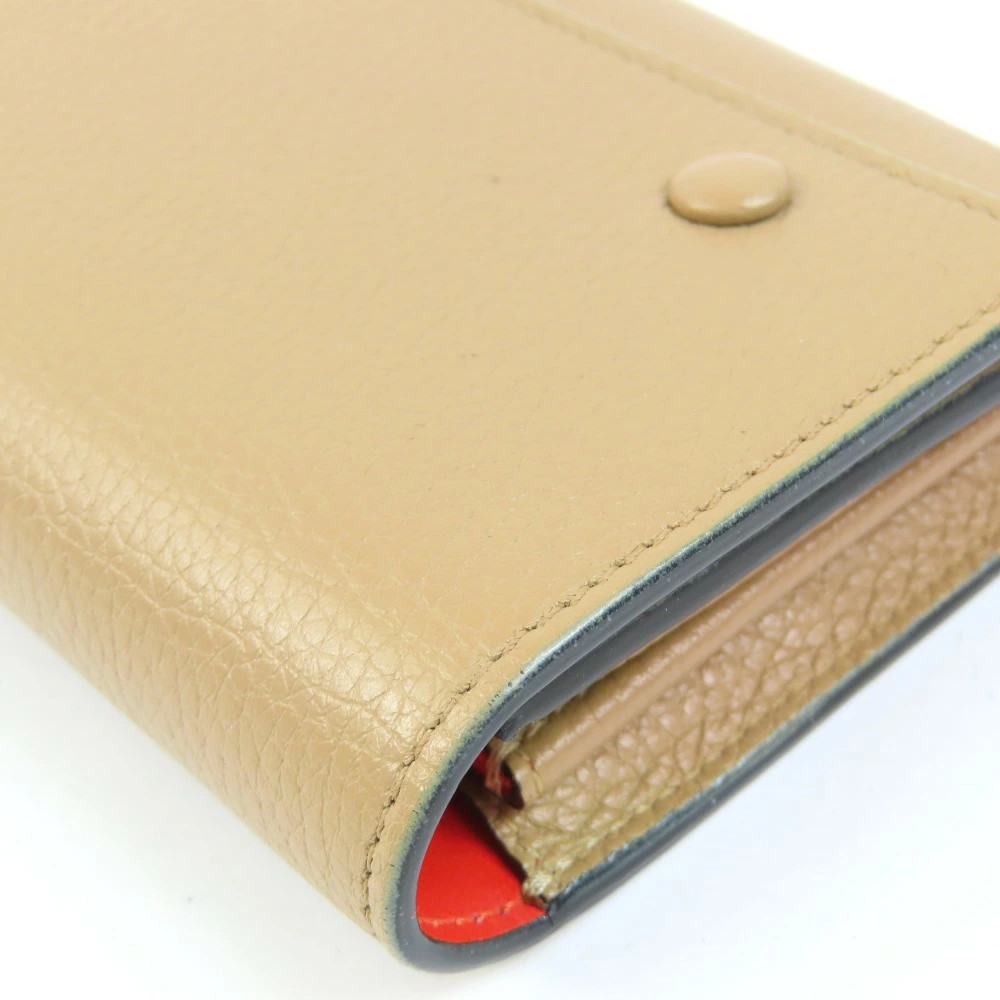 CELINE Large Flap Multi-Function Long Wallet Leat… - image 5