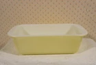 Vintage Pyrex #213 Yellow 1.5 Quart Loaf Bread Pan Ovenware Made in USA