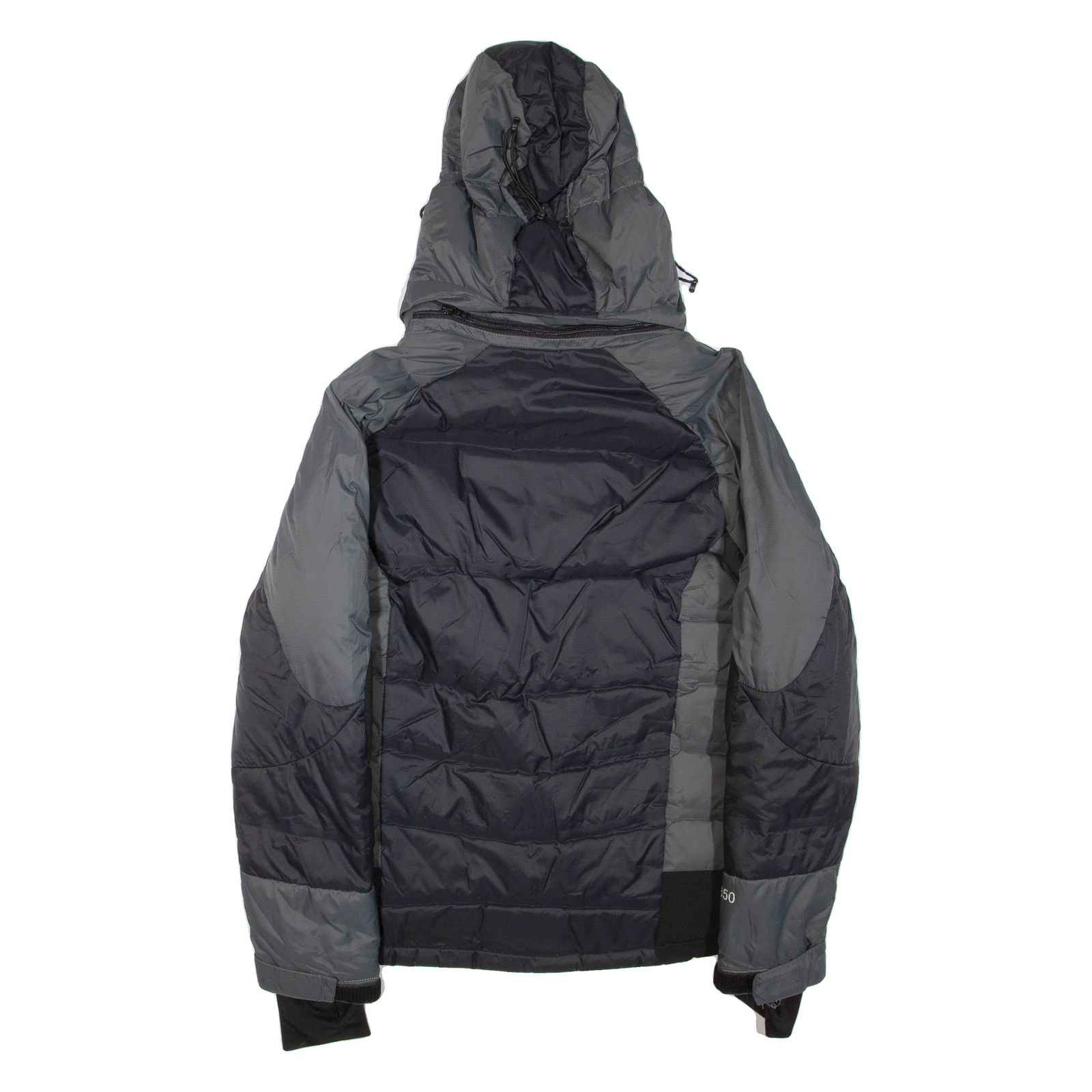 SALOMON Giubbotto Uomo Puffer Grigio con Cappuccio M
