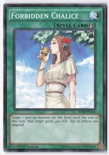 Forbidden Chalice Shatterfoil 1st Ed Rare BP 3: Monster League BP03-EN164 LP