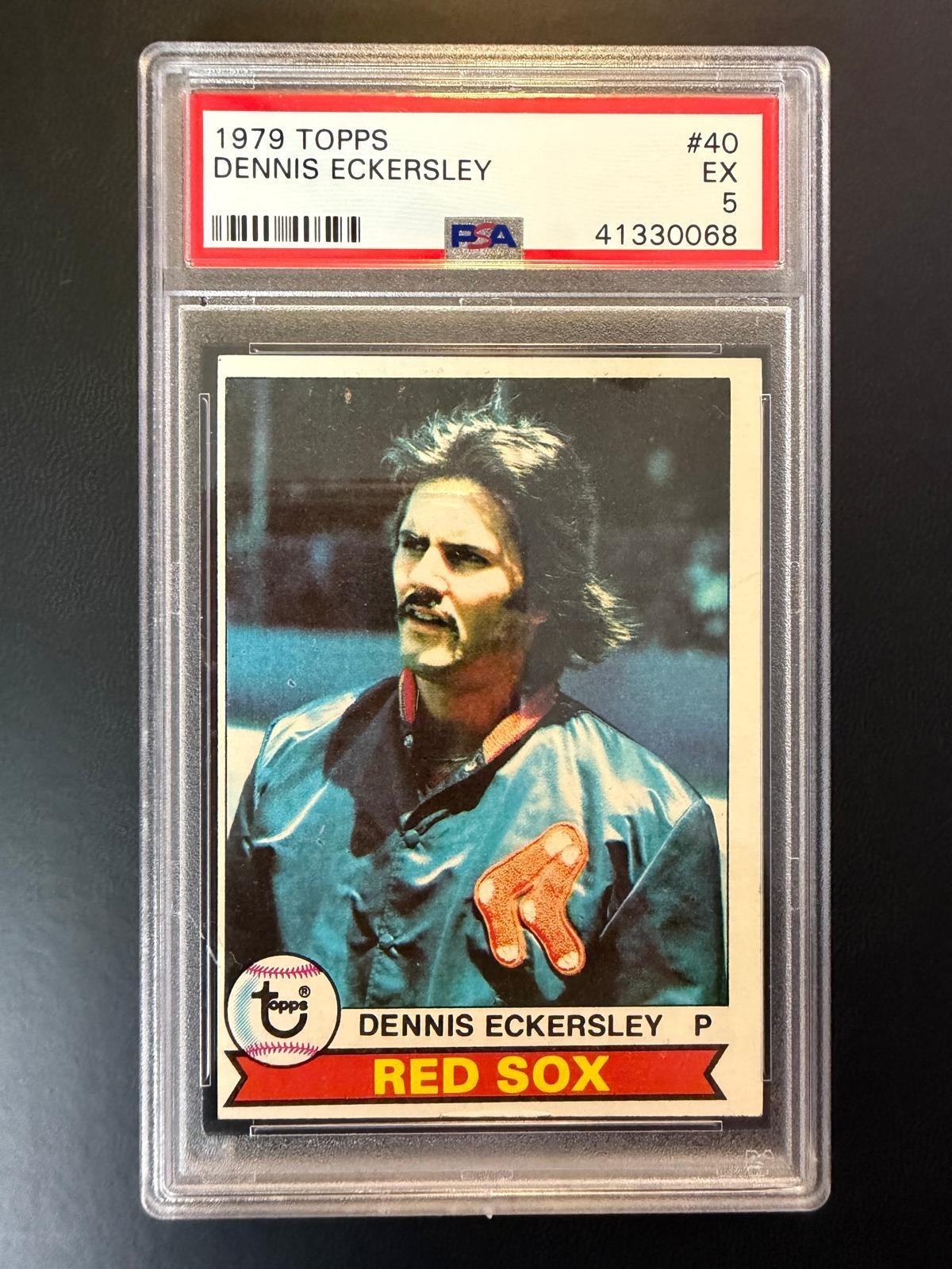 1979 Topps #40 Dennis Eckersley Boston Red Sox PSA 5 EX