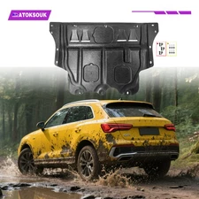 Engine Splash Shield For Audi Q3 2019-2024 Heavy Skid Plate W/Service Hole
