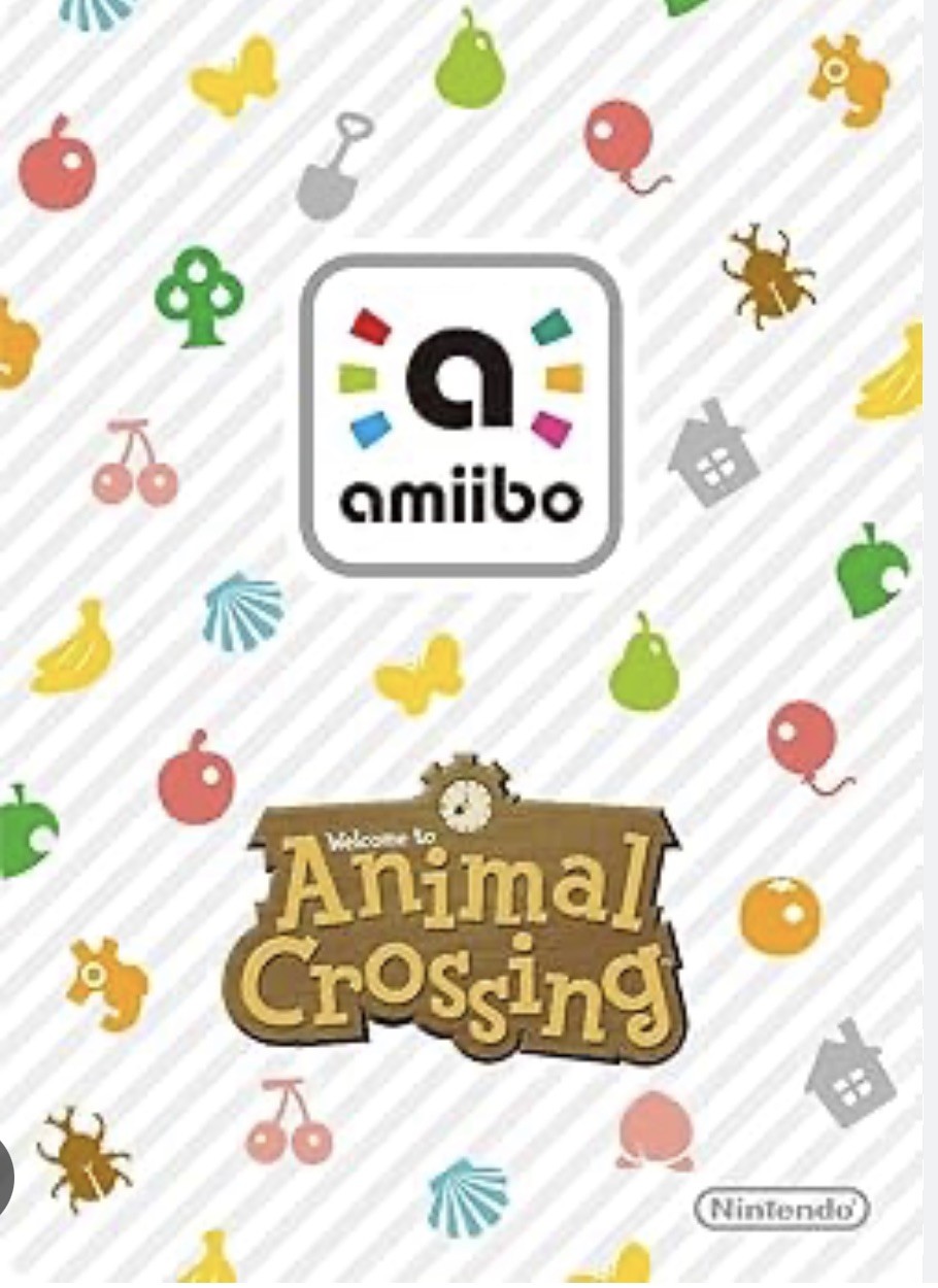 Animal Crossing Amiibo Cards