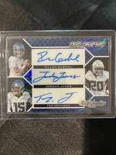 2024 Leaf Eclectic Dillon Gabriel Jordan James Tez Johnson Trio-Graphic Auto 8/8