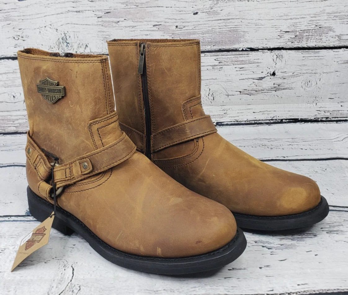 Harley-Davidson Brown Zip Boots for Men for Sale | Shop New & Used