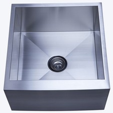 Kingston Brass KUF212110 Denver 21" Farmhouse Single Basin - Nickel