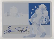 2018 Leaf Metal Draft State Pride Printing Plate Cyan 1/1 Javon Wims Auto 7l6