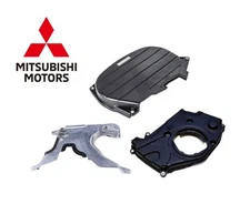 OEM Mitsubishi Lancer Evolution Timing Belt Cover CP9A Evo 4 5 6 7 Set MD369965