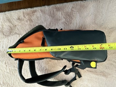 Delsey Paris Orange & Black Security Backpack | eBay display picture 3