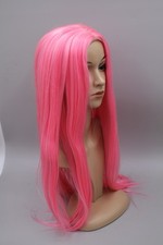 QD-Tizer Raspberry Hair Lace Front Wig Straight Hair Pink 26" Long NEW in Bag