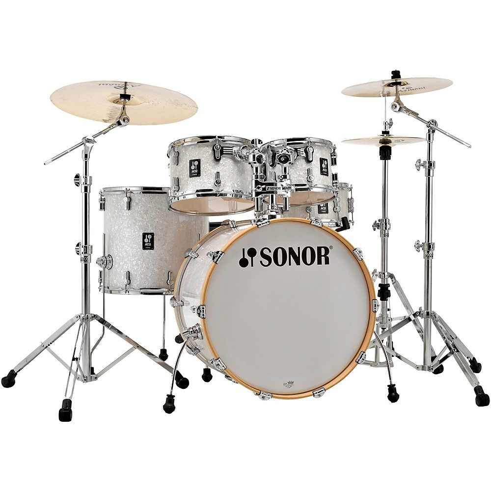 SONOR AQ2 Studio Maple 5-Piece Shell Pack White Marine Pearl Refurbished