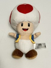 Super Mario Brothers Toad Nintendo Plush 8" Stuffed 2017
