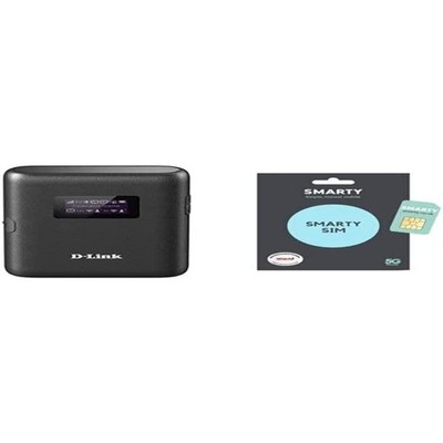 D-Link DWR-933 LTE Kat.6 Mobile Hotspot (AC1200 Dualband, 4G LTE mit bis zu 300 