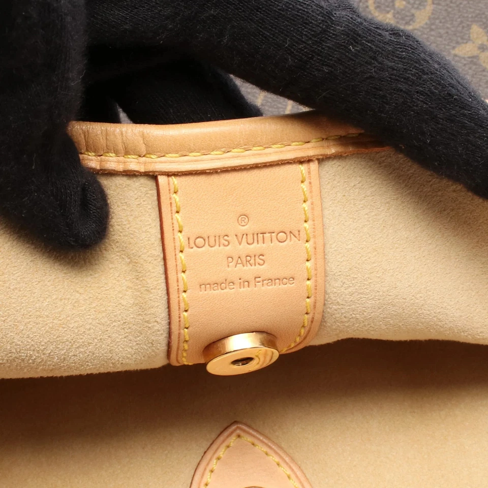 LOUIS VUITTON Galliera GM Monogram Shoulder Bag PVC Leather Brown #RC2048 - Image 4 of 4