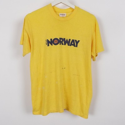 Vintage 80s Norway Stedman Single Stitch T shirt Medium Soft Thin Made in USA