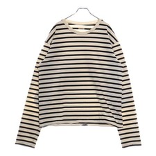 Mens KAPITAL KAPITAL Capital Smiley Patch T Shirt Elbow Smile Patch Border Long