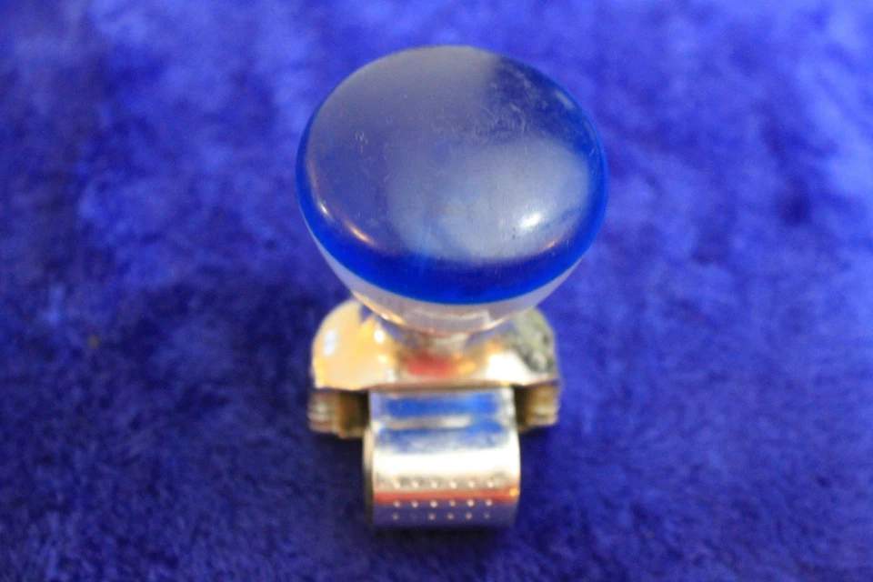 Vintage Blue Casco Spinner Knob Steering Wheel Suicide Knob Brodie Necker Foto 2 de 4
